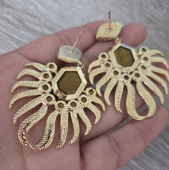 Kendra Scott Rare Vintage Fallon Earrings - Picture 5 of 6